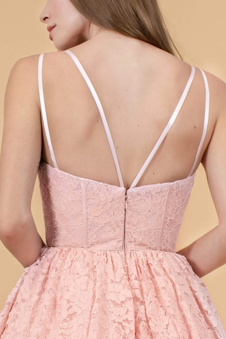 Cocktail Dresses Elizabeth K - GS1602 Plunging Sweetheart Lace A-Line Cocktail Dress 6 Cocktail Dresses Elizabeth K - GS1602 Plunging Sweetheart Lace A-Line Cocktail Dress