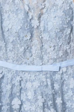 Elizabeth K - GS1604 Dimensional Floral Appliqued Lace Cocktail Dress Cocktail Dresses 17 Elizabeth K - GS1604 Dimensional Floral Appliqued Lace Cocktail Dress Cocktail Dresses