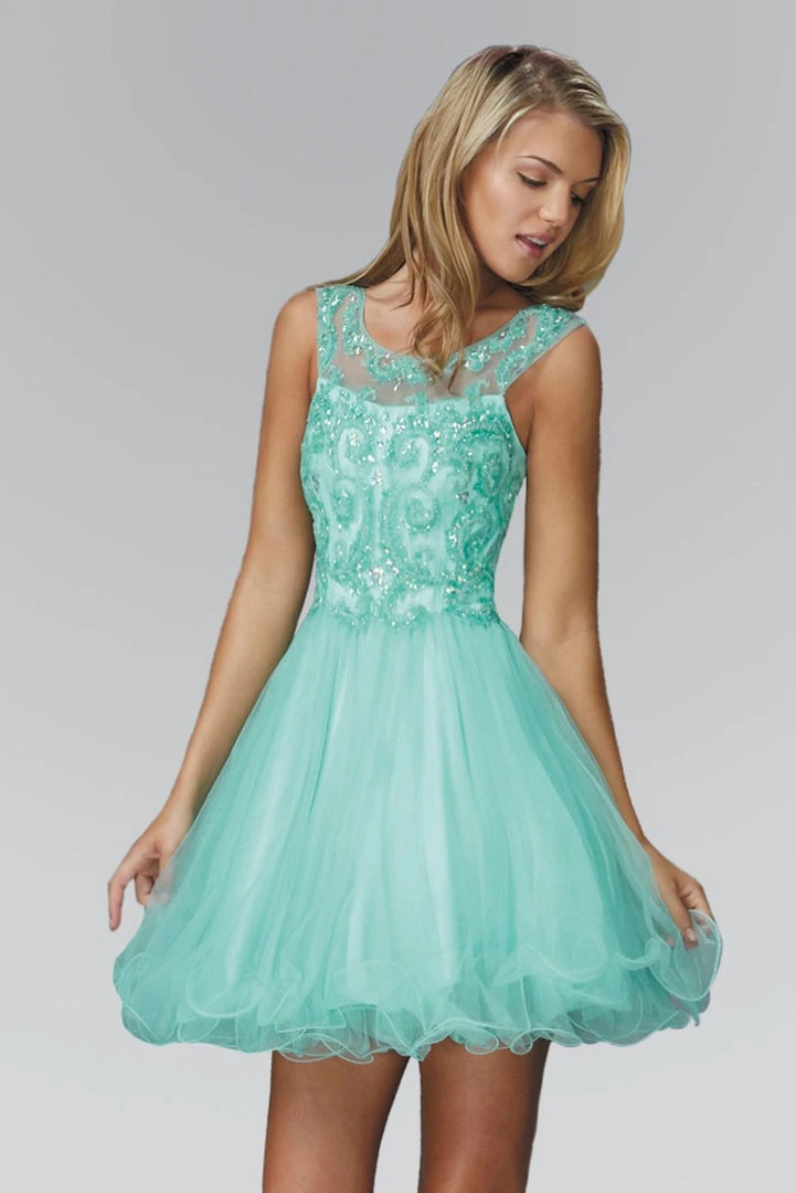 Elizabeth K - GS2024 Beaded Illusion Tulle Dress 4 Elizabeth K - GS2024 Beaded Illusion Tulle Dress
