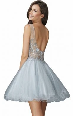 Cocktail Dresses Elizabeth K - GS2157 Embellished Sleeveless Cocktail Dress