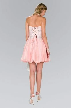Elizabeth K - GS2391 Embellished Sweetheart Chiffon A-line Dress 7 Elizabeth K - GS2391 Embellished Sweetheart Chiffon A-line Dress