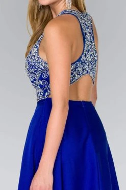 Cocktail Dresses Elizabeth K - GS2412 Beaded V-neck Chiffon A-line Dress 9 Cocktail Dresses Elizabeth K - GS2412 Beaded V-neck Chiffon A-line Dress