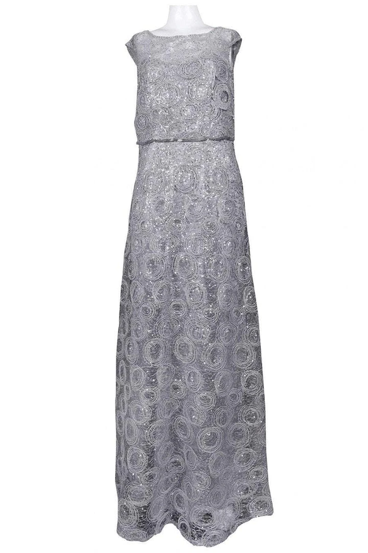 Emma Street - 1111260 Sequin Detail Embellished Mesh Overlay Dress Formal Gowns 5 Emma Street - 1111260 Sequin Detail Embellished Mesh Overlay Dress Formal Gowns