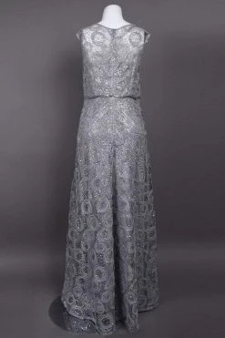 Emma Street - 1111260 Sequin Detail Embellished Mesh Overlay Dress Formal Gowns 10 Emma Street - 1111260 Sequin Detail Embellished Mesh Overlay Dress Formal Gowns