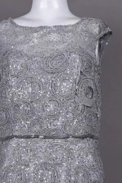 Emma Street - 1111260 Sequin Detail Embellished Mesh Overlay Dress Formal Gowns 11 Emma Street - 1111260 Sequin Detail Embellished Mesh Overlay Dress Formal Gowns