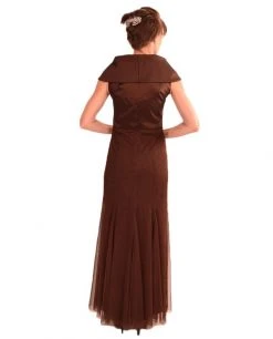 Formal Gowns Emma Street - ES636 Beaded V-neck A-line Dress