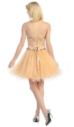 Eureka Fashion - 2337 Beaded Strapless Sweetheart A-line Dress 11 Eureka Fashion - 2337 Beaded Strapless Sweetheart A-line Dress