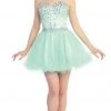 Eureka Fashion - 2337 Beaded Strapless Sweetheart A-line Dress