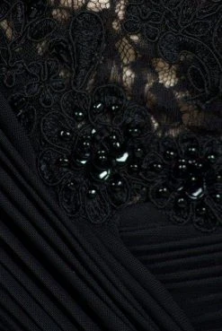 Eureka Fashion - 2370 Lace Asymmetric Long Sheath Dress 12 Eureka Fashion - 2370 Lace Asymmetric Long Sheath Dress