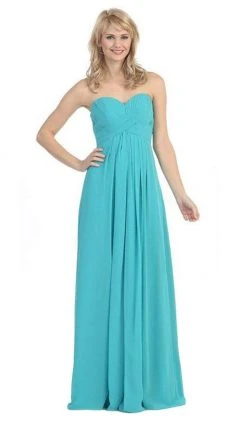 Formal Gowns Eureka Fashion - 2600-1 Pleated Strapless Sweetheart Chiffon Gown 13 Formal Gowns Eureka Fashion - 2600-1 Pleated Strapless Sweetheart Chiffon Gown