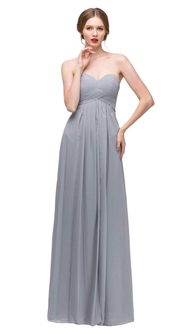 Formal Gowns Eureka Fashion - 2600-1 Pleated Strapless Sweetheart Chiffon Gown 9 Formal Gowns Eureka Fashion - 2600-1 Pleated Strapless Sweetheart Chiffon Gown