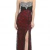 Formal Gowns Eureka Fashion - 2601 Two Tone Lace Sweetheart Sheath Dress With Shawl 2 Formal Gowns Eureka Fashion - 2601 Two Tone Lace Sweetheart Sheath Dress With Shawl