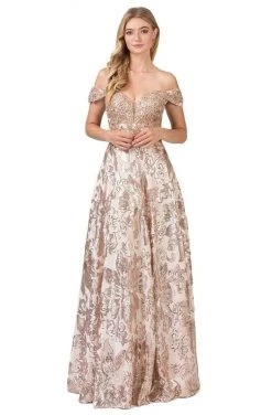 Formal Gowns Eureka Fashion - 6733 Sequined Deep Off-Shoulder Velvet A-line Dress 7 Formal Gowns Eureka Fashion - 6733 Sequined Deep Off-Shoulder Velvet A-line Dress
