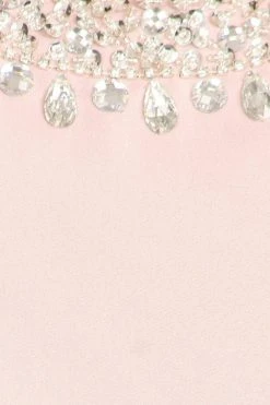 Eureka Fashion - 7333 Bejeweled Ruffle Overlay Mermaid Gown Formal Gowns