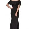 Formal Gowns Eureka Fashion - Ruffle Paneled Off Shoulder Mermaid Gown 7113