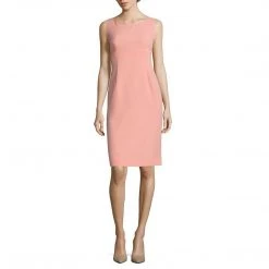 Evan Picone - 10642674 Sleeveless Crepe Sheath Dress