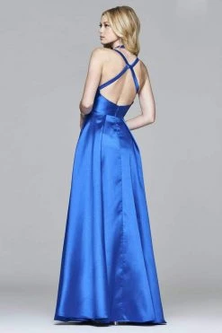 Formal Gowns Faviana - 7752 High Low Frosted Satin Evening Dress 14 Formal Gowns Faviana - 7752 High Low Frosted Satin Evening Dress