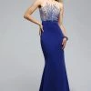 Formal Gowns Faviana - Astounding Sheer And Neoprene Mermaid Dress S7749