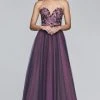 Faviana - Floral Applique Sweetheart A-line Evening Dress S10023