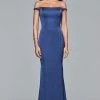 Formal Gowns Faviana - S10010 Off-Shoulder Matte Satin Sheath Gown