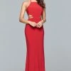 Faviana - S10058 Halter Neck Sheath Jersey Gown 2 Faviana - S10058 Halter Neck Sheath Jersey Gown