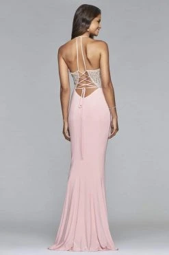 Formal Gowns Faviana - S10060 Plunging V-Neckline Jersey Gown