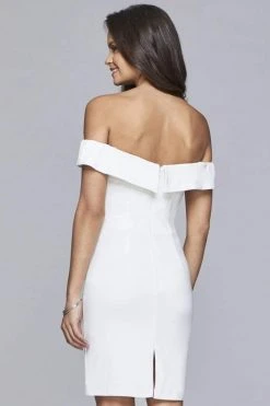 Faviana - S10162 Off The Shoulder Jersey Cocktail Dress Cocktail Dresses