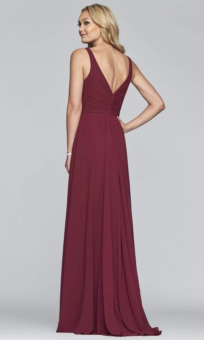 Faviana - S10177 V-Neck Sleeveless Chiffon Long Dress Formal Gowns 8 Faviana - S10177 V-Neck Sleeveless Chiffon Long Dress Formal Gowns