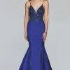 Faviana - S10243 Beaded Plunging V-Neck Mermaid Gown 2 Faviana - S10243 Beaded Plunging V-Neck Mermaid Gown