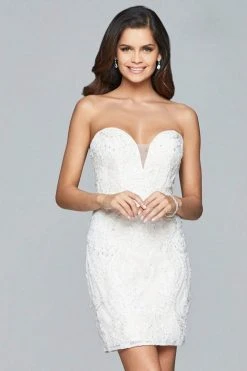 Faviana - Strapless Cocktail Dress S8090