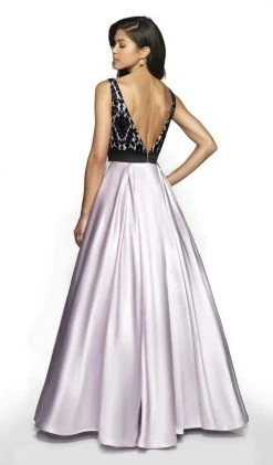 Blush By Alexia Designs Formal Gowns Flair Prom - 19023 Lace Bateau Satin Ballgown