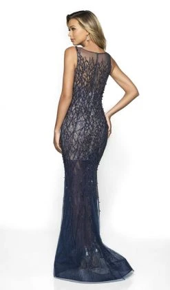 Blush By Alexia Designs Flair Prom - 19214 Embellished Illusion Bateau Tulle Trumpet Dress Formal Gowns