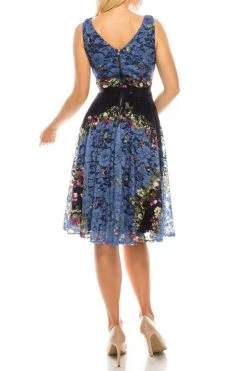 Gabby Skye - 57369MG Sleeveless Floral Print Lace A-Line Dress Cocktail Dresses 18 Gabby Skye - 57369MG Sleeveless Floral Print Lace A-Line Dress Cocktail Dresses