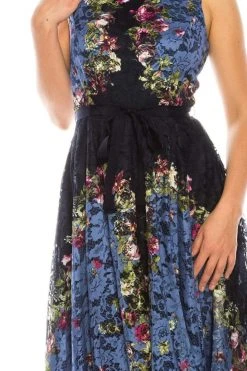 Gabby Skye - 57369MG Sleeveless Floral Print Lace A-Line Dress Cocktail Dresses 19 Gabby Skye - 57369MG Sleeveless Floral Print Lace A-Line Dress Cocktail Dresses