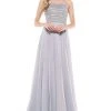 Colors Dress Glow Dress - G889 Strappy Sleeveless Lace Top Chiffon A-Line Gown Formal Gowns