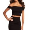 Harper And Lemon - 22107 Off-Shoulder Two-Piece Short Dress 1 Harper And Lemon - 22107 Off-Shoulder Two-Piece Short Dress