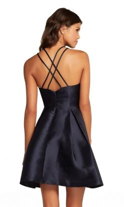 Cocktail Dresses Harper And Lemon - 22109 Sleek V-neck Short A-line Dress