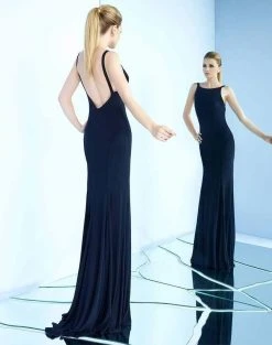 Ieena Duggal - 25220I Bateau Piped Sheath Gown Formal Gowns 17 Ieena Duggal - 25220I Bateau Piped Sheath Gown Formal Gowns