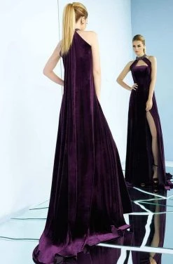 Ieena Duggal - 25646i Strapless Sheath With High Halter Cape 6 Ieena Duggal - 25646i Strapless Sheath With High Halter Cape