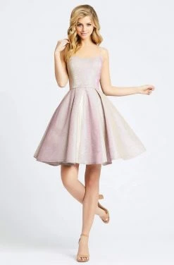 Ieena Duggal - 25982I Fitted Scoop A-Line Cocktail Dress