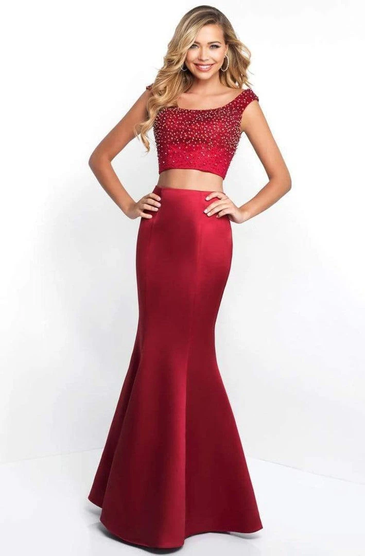 Blush By Alexia Designs Intrigue - 416 Sequined Two Piece Mermaid Gown 5 Blush By Alexia Designs Intrigue - 416 Sequined Two Piece Mermaid Gown