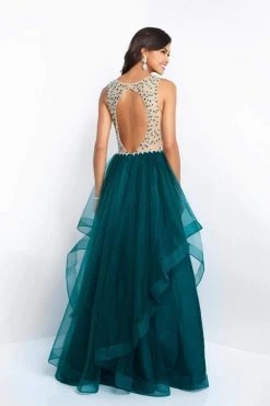 Blush By Alexia Designs Formal Gowns Intrigue - 421 Beaded Illusion Scoop A-line Dress 7 Blush By Alexia Designs Formal Gowns Intrigue - 421 Beaded Illusion Scoop A-line Dress