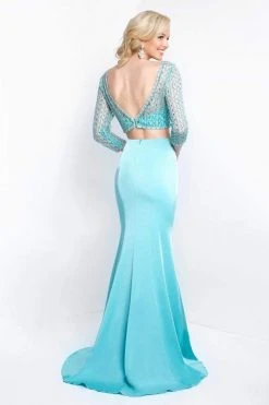 Blush By Alexia Designs Formal Gowns Intrigue - 438 Beaded Illusion Bateau Sheath Dress