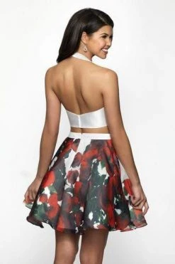 Blush By Alexia Designs Intrigue - 493 Two Piece Print Organza A-line Dress 5 Blush By Alexia Designs Intrigue - 493 Two Piece Print Organza A-line Dress