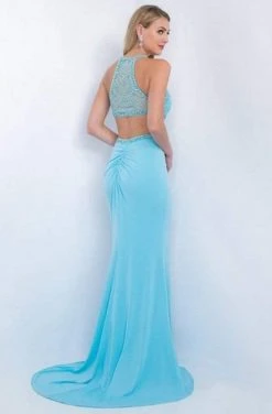 Blush By Alexia Designs Intrigue - Beaded Illusion Jewel Neckline With Side Slit Gown 178 Formal Gowns 5 Blush By Alexia Designs Intrigue - Beaded Illusion Jewel Neckline With Side Slit Gown 178 Formal Gowns