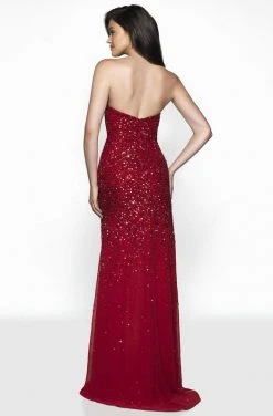 Blush By Alexia Designs Intrigue By Blush - 512 Bedazzled Sweetheart Sheath Dress