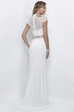 Blush By Alexia Designs Formal Gowns Intrigue - Lace Crop Top Two-Piece Evening Dress 292