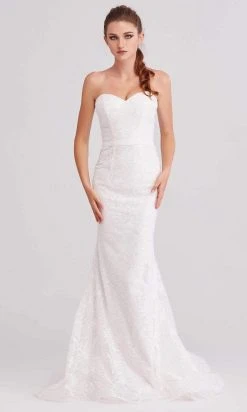 J'Adore Dresses - J15012 Beaded Lace Sweetheart Mermaid Dress Formal Gowns