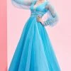 J'Adore Dresses - J16005 Bishop Sleeves Long Ballgown Formal Gowns 1 J'Adore Dresses - J16005 Bishop Sleeves Long Ballgown Formal Gowns