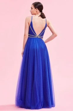 Formal Gowns J'Adore Dresses - J16021 Plunging V-Neck Pleated Ballgown 15 Formal Gowns J'Adore Dresses - J16021 Plunging V-Neck Pleated Ballgown